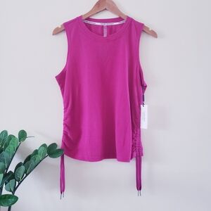 Calvin Klein Performance BNWT Cinch Tank Top - Fuschia L